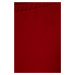 Detské bavlnené tepláky United Colors of Benetton červená farba, jednofarebné