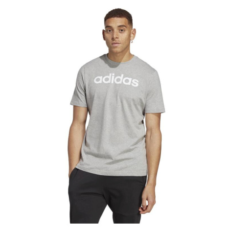 Pánske tričko na fitnes sivé Adidas