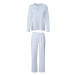 esmara® Dámske pyžamo z biobavlny (modrá)