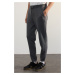 Trendyol Anthracite Melange Regular/Normal Cut Polar Fleece/Warm Sweatpants