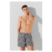 Plavky Karl Lagerfeld Stripe Aop Short Boardshorts Stripe Aop Black