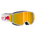 Lyžiarske okuliare RED BULL SPECT NEON 05RE2, white brown with red mirror