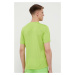 Športové tričko Jack Wolfskin Hiking zelená farba, s potlačou