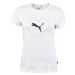 Puma VALENTINE´S DAY GRAPHIC TEE Dámske tričko, biela, veľkosť