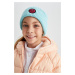 DEFACTO Girls' Woven Labeled Knitwear Beanie