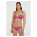 Dámské kalhotky BIKINI 000QF6398EVID fialové - Calvin Klein