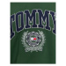 Tommy Jeans Mikina College Graphic DM0DM16804 Zelená Boxy Fit