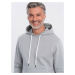 Ombre Men's kangaroo hooded sweatshirt - gray