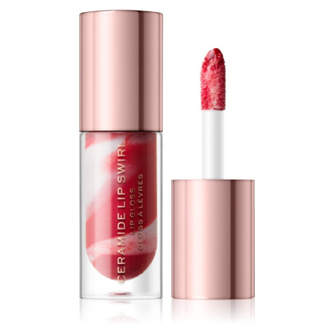 Makeup Revolution Festive Allure trblietavý lesk na pery odtieň Out Out Red