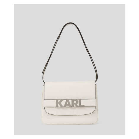 Kabelka Karl Lagerfeld K/Letters Flap Shoulderbag Biela