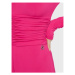Blugirl Blumarine Večerné šaty RA3065-J6634 Ružová Slim Fit