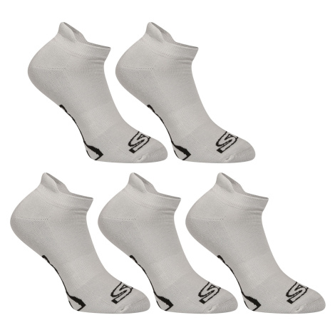 5PACK ponožky Styx nízke šedé (5HN1062) L