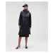 Kabát Karl Lagerfeld Unisex Raincoat W/ Hood Čierna
