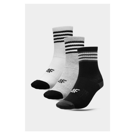 4F Casual Boys High Ankle Socks 3-PACK Multicolor
