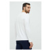 Bavlnené tričko s dlhým rukávom Polo Ralph Lauren biela farba, s potlačou