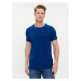 Tommy Hilfiger Tričko Stretch Slim Fit Tee MW0MW10800 Modrá Slim Fit