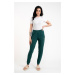 Women's long trousers Malmo - green