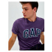 Fialové pánske tričko s logom GAP