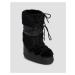 Dámske čierne Snehule Moon Boot Icon Faux Fur