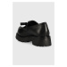 Kožené mokasíny Vagabond Shoemakers COSMO 2.0 dámske, čierna farba, na platforme, 5449.201.20