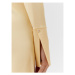 Patrizia Pepe Košeľové šaty 2C1471/A051-Y433 Žltá Regular Fit