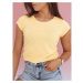 SERIOUSLY women's yellow T-shirt Dstreet RY1838