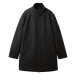 TOM TAILOR Prechodný kabát  čierna melírovaná
