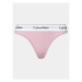 Calvin Klein Underwear Stringové nohavičky 0000F3786E Ružová