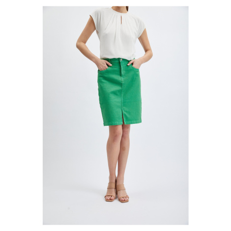 Orsay Green Women's Denim Skirt - Women