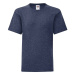 Navy blue children's t-shirt in combed cotton Fruit of the Loom