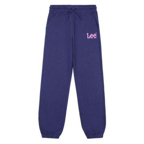 Lee Teplákové nohavice Wobbly Graphic LEG5097 Modrá Regular Fit