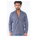 G713 DEWBERRY MEN'S SHIRT-NAVY BLUE