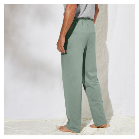 Jednofarebné pyžamové nohavice, zelené Blancheporte