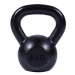 Gorilla Sports kettlebell činka, litinová, černá, 8 kg