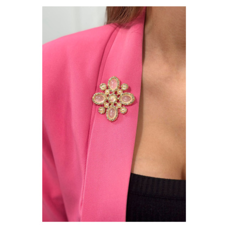 Floral brooch 2 white