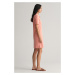 ŠATY GANT SLIM SHIELD SS PIQUE POLO DRESS PEACHY PINK