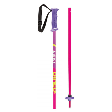 Leki RIDER Detské zjazdové lyžiarske palice, ružová, veľkosť