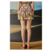 Koton Women's Brown Patterned Skirt