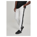 Side Striped Crinkle Track Pants wht/blk