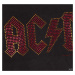 Tričko metal AMPLIFIED AC-DC CLASSIC LOGO CHARCOAL RED Čierna