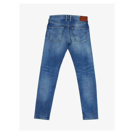 Modré pánske slim fit rifle Pepe Jeans Hatch
