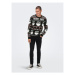 Only & Sons Sveter Xmas Santa 22023994 Čierna Regular Fit