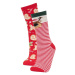 DEFACTO Women's New Year Themed Cotton 2-Piece Towel Socks