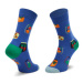 Happy Socks Ponožky Vysoké Unisex SHAR01-6300 Modrá