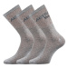 Boma Spotlite Pánske športové ponožky 3 páry BM000000607400101239 svetlo šedá