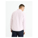 Ružová pánska pruhovaná košeľa Celio Caoxfordy