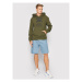 Reebok Mikina Cl Camping Graphic Hoodie GS4194 Zelená Relaxed Fit