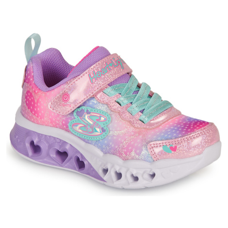 Skechers  FLUTTER HEART LIGHTS  Nízke tenisky Ružová