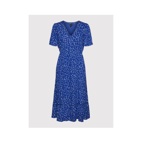 Vero Moda Každodenné šaty Tirza 10268776 Modrá Regular Fit