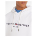 Mikiny s kapucou pre mužov Tommy Hilfiger - biela